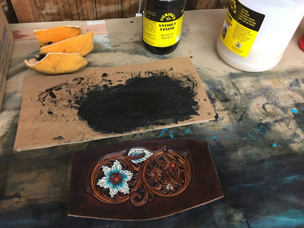 How to Apply Antique Finish to Leather Don Gonzales Saddlery