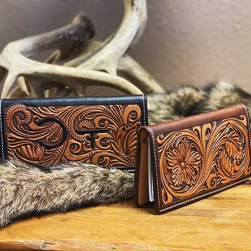 How to Make a Leather Checkbook Cover - Don Gonzales Saddlery
