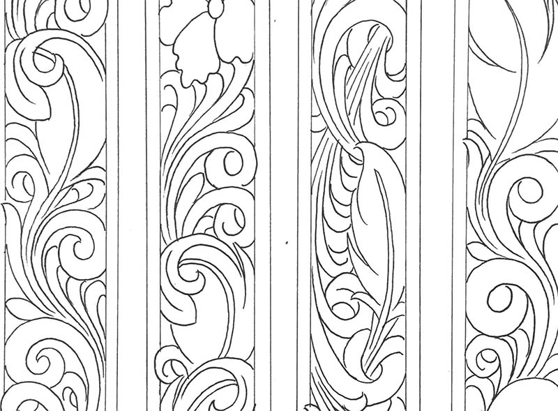 Printable Western Leather Tooling Patterns